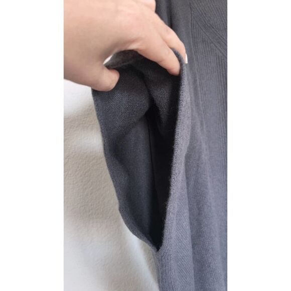 Brand New Naked cashmere ONE SIZE 100% cashmere poncho gray - Picture 8 of 10